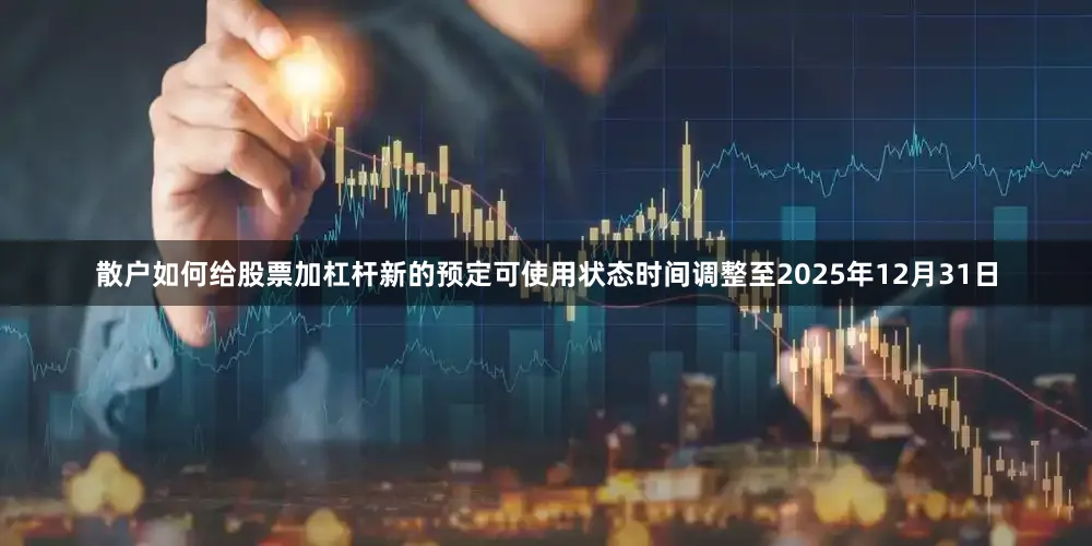 散户如何给股票加杠杆新的预定可使用状态时间调整至2025年12月31日